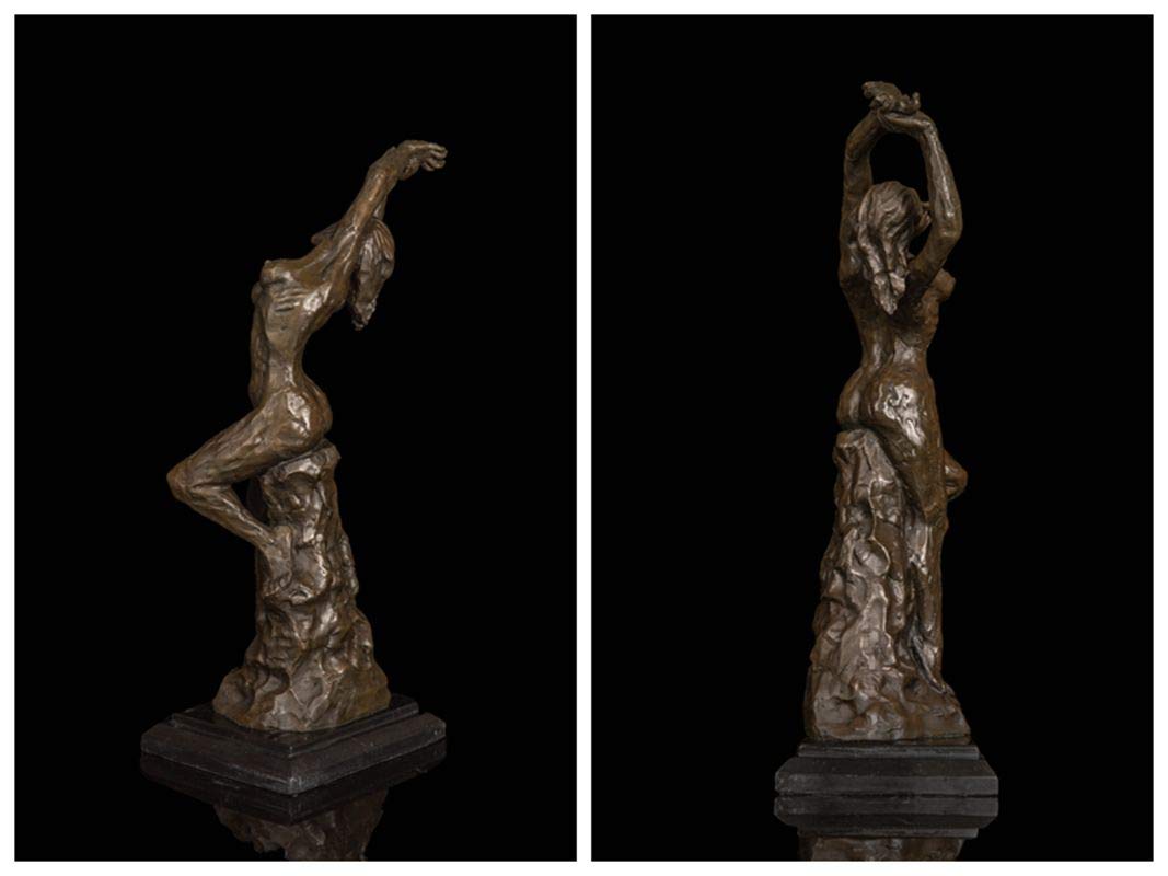 ブロンズ像 踊る裸婦の少女 インテリア 彫刻 銅像Rodin 【公式通販】